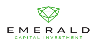 A green diamond logo with the word emerald in front.